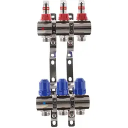 Колекторний блок з витратомірами Koer KR.1110-03 1"x3 ways KR2640