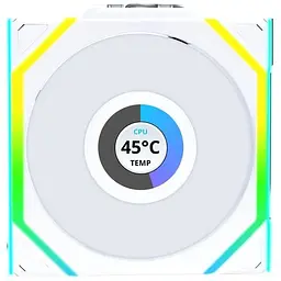 Кулер до корпусу Lian Li Uni Fan SL WIRELESS LCD Reverse, 120-1 (G99.12RSLLCD1W1W.00)