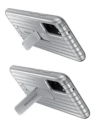 Чохол протиударний Official Protective Rugged Standing Cover EF-RG980CSEGRU з підставкою для Samsung Galaxy S20 Silver - мініатюра 4