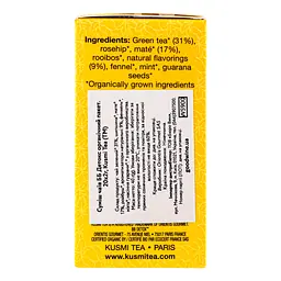 Суміш чаїв Kusmi Tea BB Detox органічна, 20 пакетиків - мініатюра 3