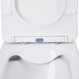 Унітаз-компакт Qtap Nando безобідковий з сидінням Soft-close QT12221222AW - мініатюра 4