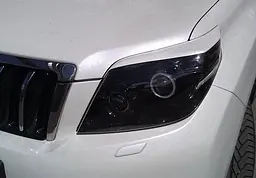 Вії фар Fly для Toyota Land Cruiser Prado 150 09-14 доресталінг Чорні 2 шт