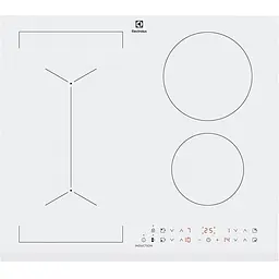 Варильна поверхня індукційна Electrolux 60 см розширена зона білий