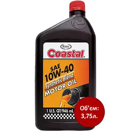 Моторна олива Coastal Synthetic blend 10W-40, 3,78л. - мініатюра 3