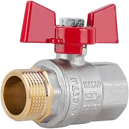 Кран кульовий Thermo Alliance Standart 3/4" ВЗ прямий, PN40, метелик SD607NW20PN40