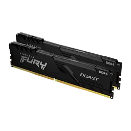 Оперативна пам'ять Kingston Fury 16GB (2x8GB) DDR4 3200MHz Beast Black (KF432C16BBK2/16)