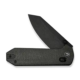 Ніж Civivi Yonder, Black Micarta, Darkwash (C23073B-1) - мініатюра 4