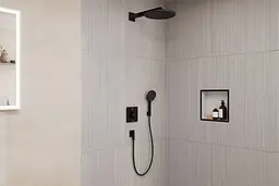 Душова система з термостатом Hansgrohe Raindance Alive S 300 1jet matt black 24630670 - мініатюра 2