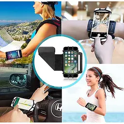 Спортивний тримач на руку для смартфона BeCover BC-RZSS034 Black (709634) - мініатюра 6