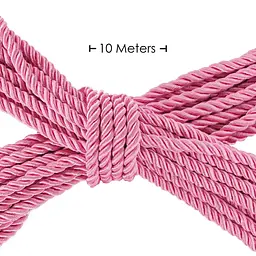 Мотузка для бондажу Ouch! Rope 10 м (рожевий) - мініатюра 3