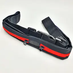 Сумка на пояс спортивна для бігу фітнесу телефону 2 кишені еластична 60-130 см, що розтягується Pocket Belt червоний - мініатюра 7