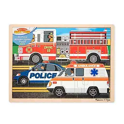 Пазл Melissa&Doug Спецмашини, 24 елемента (MD9062) - мініатюра 2