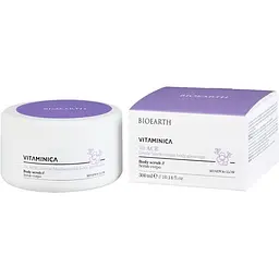 Скраб для тіла Bioearth Vitaminica Vit ACE Gentle Blackcurrant Body Gommage з чорною смородиною 300 мл