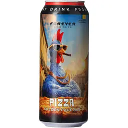 Пиво Forever Pizza світле нефільтроване 6.5% 0.5 л - мініатюра 3