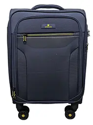 Валіза мала для ручної поклажі Worldline Airtex 616 жаккард-поліестер S Темно-синій - мініатюра 2