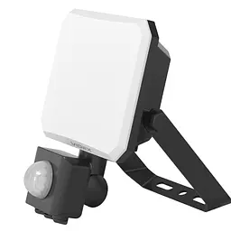 LED прожектор Videx F3 20W 5000K з датчиком руху 220V чорний (VLE-F3-0205B-S) 