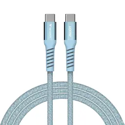 Дата кабель USB-C to USB-C 1.2m Magnetic 100W blue Verbatim (31856) - мініатюра 2