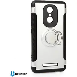 Чохол BeCover Magnetic Ring Stand для Xiaomi Redmi Note 3 Silver (701920) - мініатюра 2