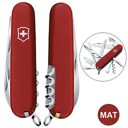 Ніж Victorinox Huntsman Mat 91мм 15функ черв.мат