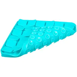 Миска-килимок для собак та котів Waudog Silicone для пошуку корму 205х205х17 мм блакитний - мініатюра 2