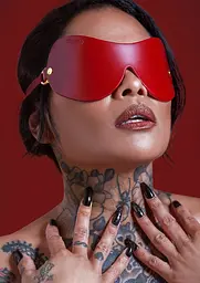 Маска на очі Taboom Avantgarde Blindfold (червоний) - мініатюра 2