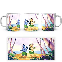 Кухоль GeekLand Lilo and Stitch Ліло і Стіч LS 02.15 330 мл білий - мініатюра 4