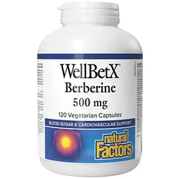Берберин Natural Factors WellBetX Berberine 500 мг 120 веганських капсул