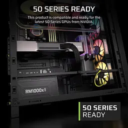 Блок живлення Corsair RM1000x 1000W ATX 3.1 80+ Gold (CP-9020300-EU) - мініатюра 8