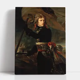Інтер'єрна картина Наполеон Бонапарт, Антуан-Жан Гро, Antoine-Jean Gros, Bonaparte, інтер'єрний декор, 60×45 см (id4231)