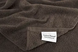Рушник Lotus Home - Hotel Basic коричневий 30x50 (16/1) 450 г/м² - мініатюра 4
