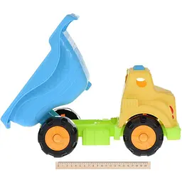 Набір для гри з піском Same Toy Вантажівка 6 предметів 973Ut-2 жовтий - мініатюра 2