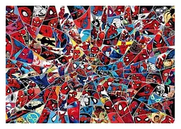 Пазл Clementoni Impossible: Людина-павук, Marvel (Impossible Spiderman Marvel Puzzle - 1000 pcs.), колаж, 1000 ел. (39916) - мініатюра 2