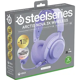 Ігрові навушники SteelSeries Arctis Nova 3X Wireless for Xbox Lavender (61693) [143300] - мініатюра 6