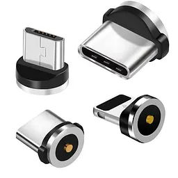 Магнітний PIN для магнітного кабелю micro-USB круглий на один контакт - мініатюра 1
