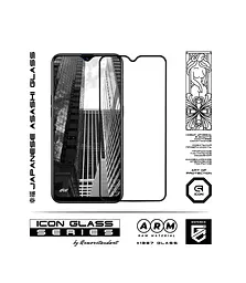 Захисне скло для OPPO A5s, Icon, 2.5D загартоване скло, повне проклеювання, глянсове, удароміцне, з олеофобним покриттям, сумісне з чохлами, міцність 9H, проста установка, ArmorStandart (ARM56025-GIC-BK) - мініатюра 2