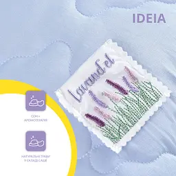 Набір Ideia Лаванда: ковдра + подушка + саше, полуторний, блакитний (8-33233 блакитний) - мініатюра 6