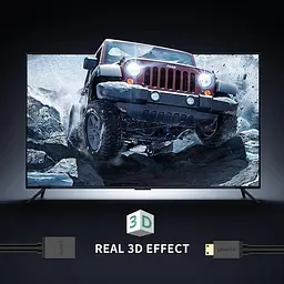 Кабель Ugreen Mini HDMI штекер to HDMI 2.0 роз'єм 4K 60Hz 22CM Black (20137) - мініатюра 3