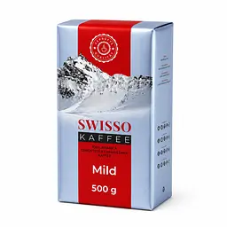 Кава мелена Swisso Kaffee Mild 100% Арабіка 500 г натуральна середнього обсмаження