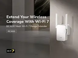 Точка доступу Cudy RE3000 BE3600 Wi-Fi 7 Mesh Repeater (RE3600) - мініатюра 10
