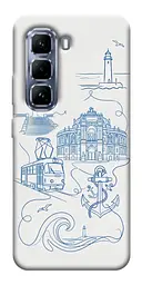 TPU чохол Demsky Southern pearl для Infinix Hot 50 Pro