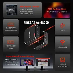 Неттоп Firebat A6 16/512GB [157594] - мініатюра 2