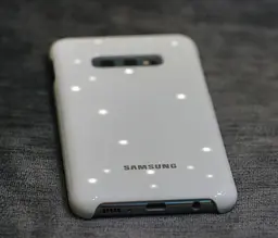 Чохол оригінальний з підсвічуванням Official LED Cover EF-KG970CWEGRU для Samsung Galaxy S10e White - мініатюра 7