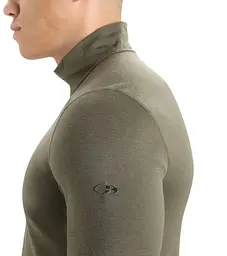 Термокофта Icebreaker 200 Oasis LS Half Zip Men Loden Heather S (1052-104 367 069 S) - мініатюра 5