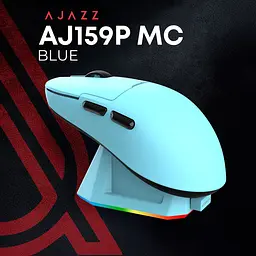 Миша Ajazz AJ159P MC Wireless/Bluetooth/USB Blue Charging Dock (AJ159P-MC-Blue) - мініатюра 13