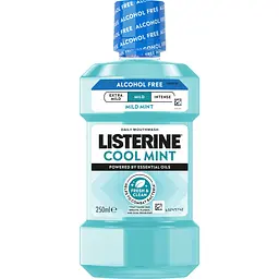 Ополіскувач для ротової порожнини Listerine Свіжа м’ята м’який смак (без спирту) 250 мл