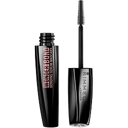Туш для вій Rimmel Wonder'Bond Bonding Serum Mascara №001 з сироваткою та ефектом догляду Black - мініатюра 2