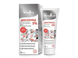 Крем на гелевій основі VAMAFARM 75мл "Дикломед" 5%,