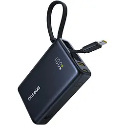 Зовнішній акумулятор Baseus PicoGo Digital Display Power Bank 10000mAh 45W Cosmic Black (P10076803123-00) - мініатюра 4