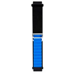 Браслет NormalCloth Wave Samsung Galaxy Watch 6 Classic 43mm 6 Classic 47mm - чорно-синій ширина кріплення 20мм нейлоновий Watchbands (W45-7WB77955698) - мініатюра 2