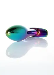 Анальна пробка - Jewellery Multicolour Plug Pink M - мініатюра 6